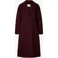 Selected Cappotto Lungo Donne Rosso 36