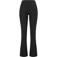 Mandala Women's Flared & Ribbed Pants Pantaloni da allenamento Donna (XS, nero)