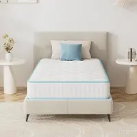 DEWINNER Materasso , dimensioni 90 x 190 cm, realizzato in memory foam, spessore 18 cm, utilizzabile su entrambi i lati, supporto ergonomico a 7 zone, morbido e traspirante