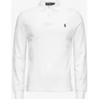 Ralph Lauren per uomo. 710680790001 Polo piqué bianca slim fit personalizzata (M), Bianco, Casual, Cotone, Manica lunga