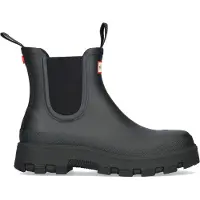 Hunter Elements Elastic Chelsea Boot Stivali di gomma (41, nero)