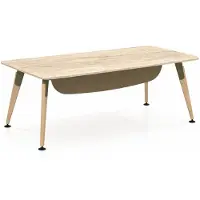 Xl Moebel Gmbh Set da ufficio "Loft": scrivania, mobiletto laterale, mobili da ufficio beige, design
