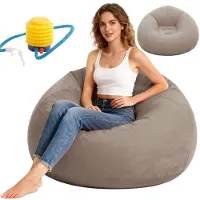 Merkloos Sedia gonfiabile con design ergonomico, ideale per interni ed esterni