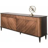 JVmoebel Elegante credenza in stile minimalista con struttura in legno e angoli arrotondati