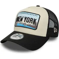 New Era Cappello da baseball 'Gorra negra new york license plate trucker cap' nero