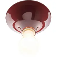 Artemide , plafoniera Teti, rosso rubino, Ø 14 cm, E27
