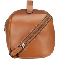 PICARD Toscana Borsa da toilette Vera Pelle 24 cm marrone