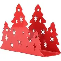 FEELNEEDY Portatovaglioli in acciaio inossidabile a forma di albero di Natale – pratico e riutilizzabile – ideale per cucinare, conservare e per l'uso quotidiano