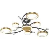 OEM Lampada a soffitto, dimmerabile, con telecomando, design moderno, 6 luci