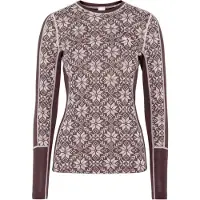 Kari Traa - Maglia tecnica in lana merino - Anna LS Cocoa Powder - Taglia L - Marrone