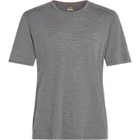 Icebreaker 200 Oasis S/S Crewe Intimo lana merinos Uomo (M, grigio)