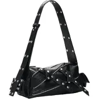 Desigual , Borsa media, Donna, Poliuretano, Nero, U