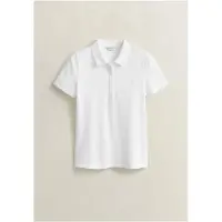 Gant per donna. 4201535 Polo Marchio bianco (L), Casual, Cotone, Manica corta