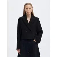 Selected Giacca A Doppio Petto Donne Nero 34
