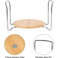 Markenlos Supporti per distributori automatici, regolabili, forma circolare, confezione da 2 pezzi, dimensioni da 15 a 23 cm, acciaio inossidabile SS304, modello PH102R