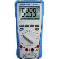 Peaktech Multimetro True RMS, P 2025 A, 1000 V CA/CC, 10 A CA/CC, USB
