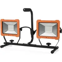 Smartwares Proiettore LED da lavoro FCL-80114 con treppiede