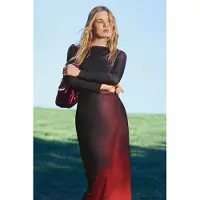 Desigual , vestito in maglia a maniche lunghe, Donna, Poliestere, Nero, XS