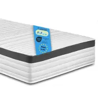 Bodyprotect materasso a molle ergonomico a 7 zone, 100 x 200 cm, H3, 25 cm, nucleo a molle insacchettate, Elite Line