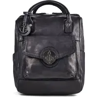 Harbour 2nd Anchor Love Daypack Vera Pelle 34 cm blu
