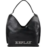 Replay Borsa a spalla 47 cm nero