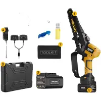 OEM Mini motosega, motore brushless, alimentata a batteria, modello CS-2S Y, con due batterie