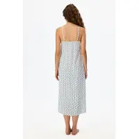 Pentik Camicia da notte 'Vacation Nachthemd mit Punktmuster' ocra
