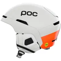 POC - Casco da sci/snowboard - Obex MIPS Hydrogen White/Fluorescent Orange - Taglia 55-58 cm - Bianco