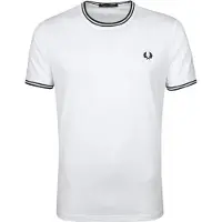 Fred perry T-Shirt bianca Bianco taglia