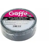 Monacor Advance Tapes 5807 BLK - Nastro gaffa nero 50 mm x 50 m