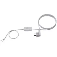 Bachmann Interruttore intermedio - cavo di alimentazione 2 m, H03VV-F 3G0,75 bianco non imballato