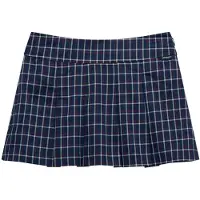 Superdry per donna. W7210419A Pantaloni culotte plissettati blu navy (XS), Casual, Poliestere