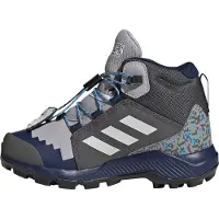 Adidas Boots 'Minecraft' blu / grigio / grigio argento / bianco
