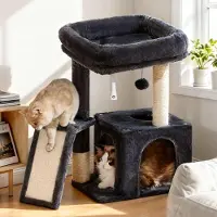 Merkloos Tiragraffi per gatti - 64 cm - Con piattaforma - Sisal - Per gatti da interno
