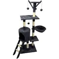 Dripio Albero per gatti di grandi dimensioni, con 4 livelli e dotato di giochi