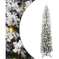 vidaXL Albero di Natale artificiale a 300 LED con supporto Verde 240 cm