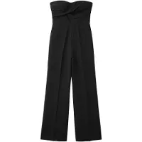 Mango Tuta jumpsuit 'LOVE2' nero