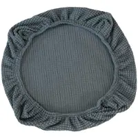 Sonstiges Copertura elastica per sedia, adatta a sedie da ufficio girevoli (grigia), realizzata in poliestere e Spandex, con larghezza da 38 a 48 cm