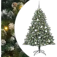 vidaXL Albero di Natale artificiale verde 180 cm