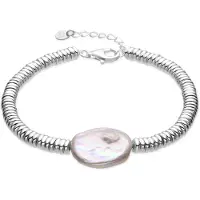 Luxenter Braccialetto 'Siever' bianco