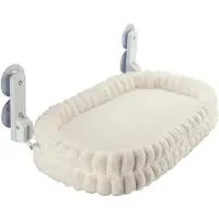 Dripio Amaca per gatti con ventose, dimensioni 30x60 cm, color beige, portata massima 10 kg