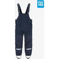 Didriksons Kid's Foxen Bib Pant Pantaloni antipioggia Bambini (130, blu)
