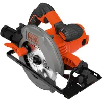 Black & Decker Black Decker CS1550-QS sega circolare portatile 19 cm Nero, Arancione 5500 Giri/min 1500 W