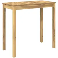 Syfax Tavolo Bar da Giardino Sbiancato 108,5 x 55 x 105 cm