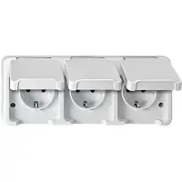 Merten SCHUKO presa tripla bianco polare MEG2390-8019
