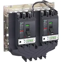 Schneider Electric Blocco meccanico con azionamenti rotativi per interruttori automatici NSX400/630 LV432621