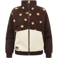 Ragwear Giacca di pile 'Madaras' beige / beige chiaro / marrone