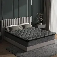 OEM Materasso a molle insacchettate con boxspring, dimensioni 140x200 cm, livello di comfort H3, modello ibrido con memory foam e molle insacchettate