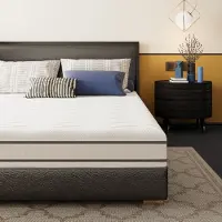 OEM Materassi 90x200 cm, rigidità H2/H3, con 7 zone, in schiuma con gel, altezza 16 cm, sfoderabili e reversibili
