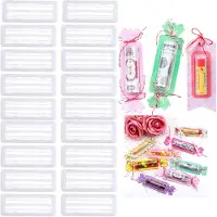 OEM Set di 20 cupole trasparenti per shaker, dimensioni 9,4 x 3,8 cm, autoadesive
